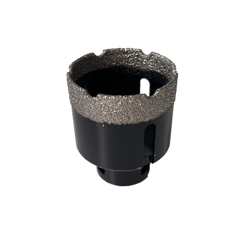 HIGHDRIL Diamond Core Drill Bit - 2Pcs 1/2" (13mm) With 5/8-11 Thread Dry Drilling For Porcelain Tile Ceramic Granite Marble Stone Masonry Brick